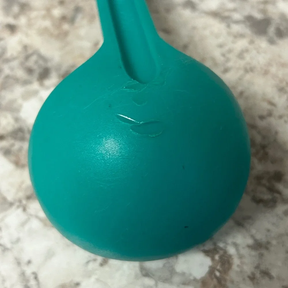 Tupperware Soup Ladle OS Teal Green 3188C-2 Plastic Kitchen Utensil USA